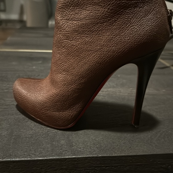 Christian Louboutin Arielle Talon 120 Nappa Booties SZ. 38 - Picture 7 of 7